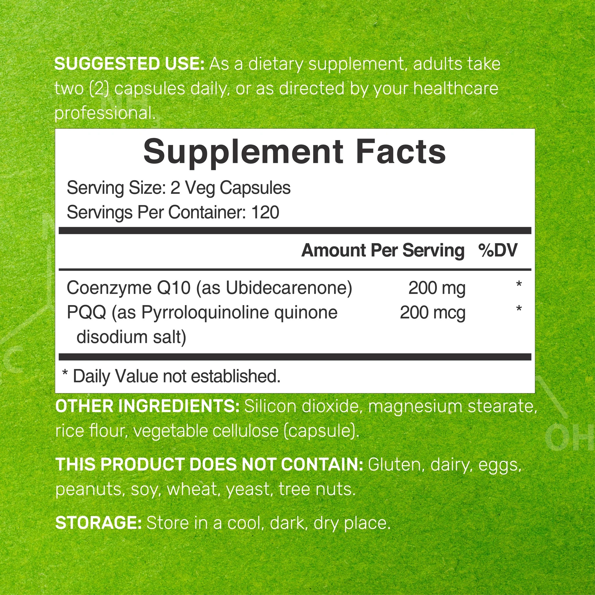 DEAL SUPPLEMENT CoQ10 PQQ Complex – Heart & Energy Support thumbnail 3