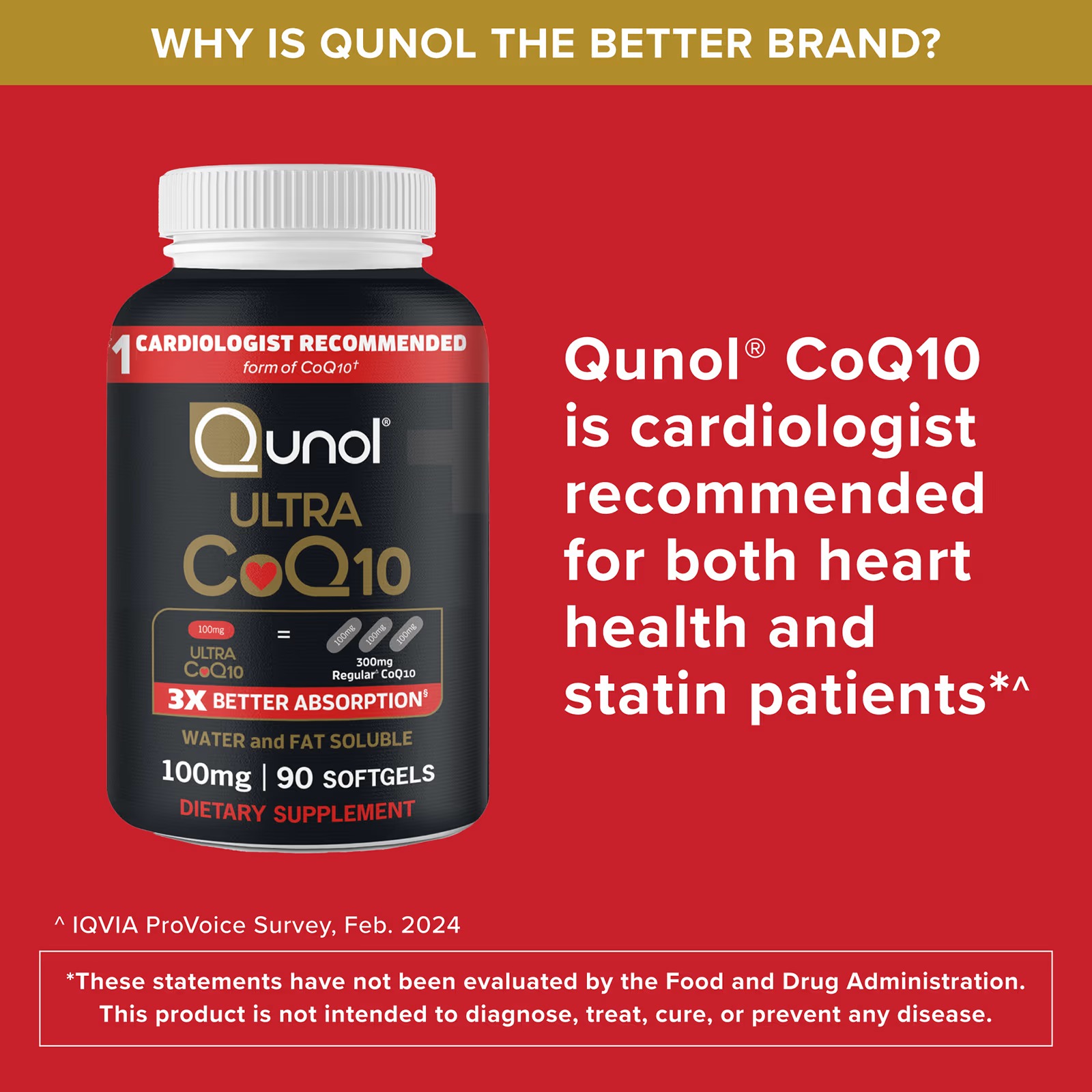 Qunol CoQ10 100mg Softgels | Antioxidant & Energy Support | 120 Count thumbnail 5