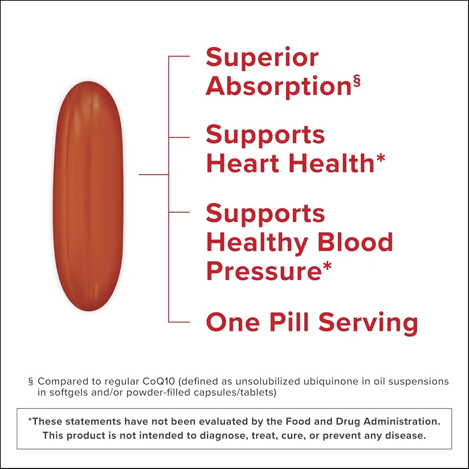 Qunol Mega Ubiquinol CoQ10 100mg | Superior Absorption | 60 Softgels thumbnail 6