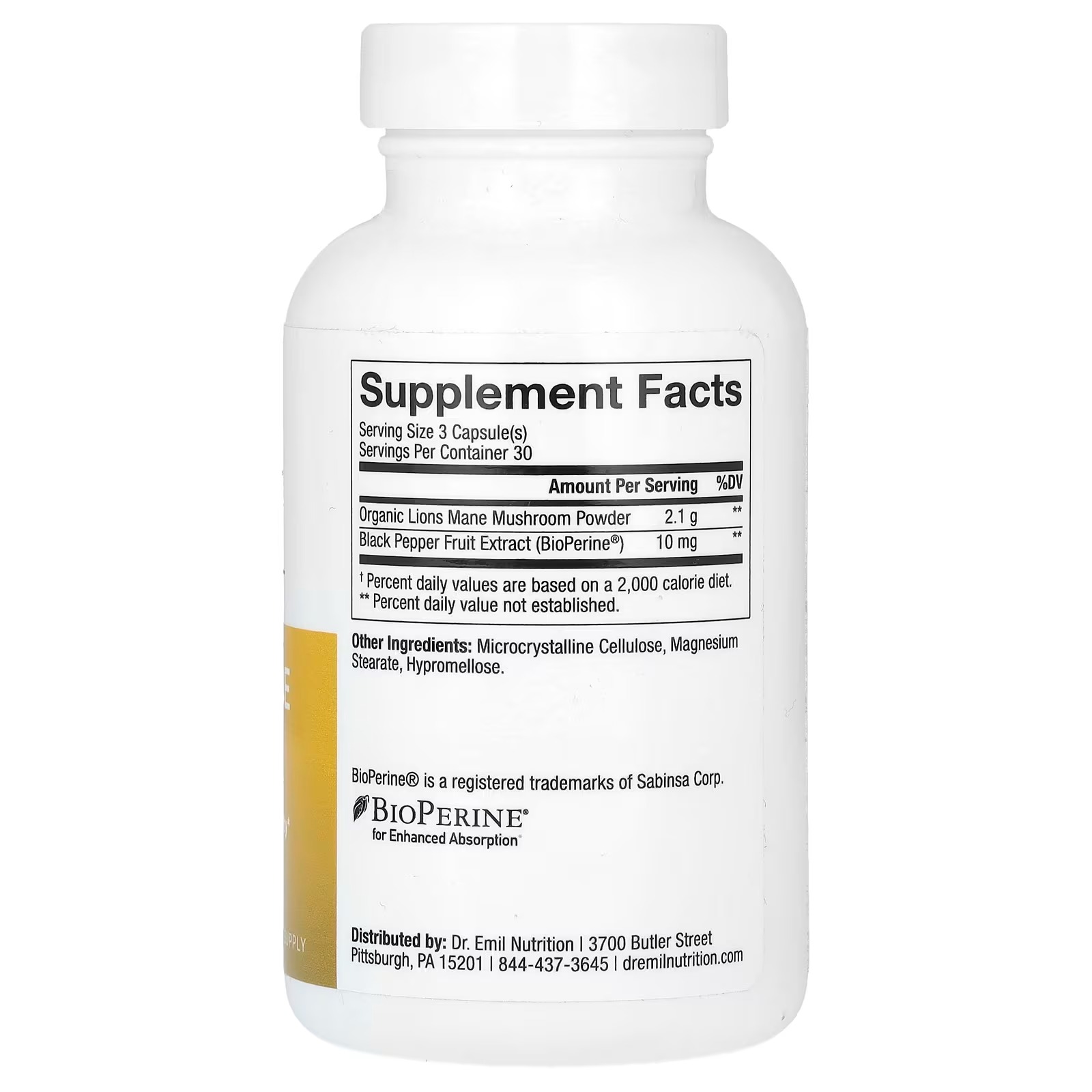 Dr. Emil Prebiotic Probiotic & Postbiotic Complex | 60 Capsules thumbnail 2