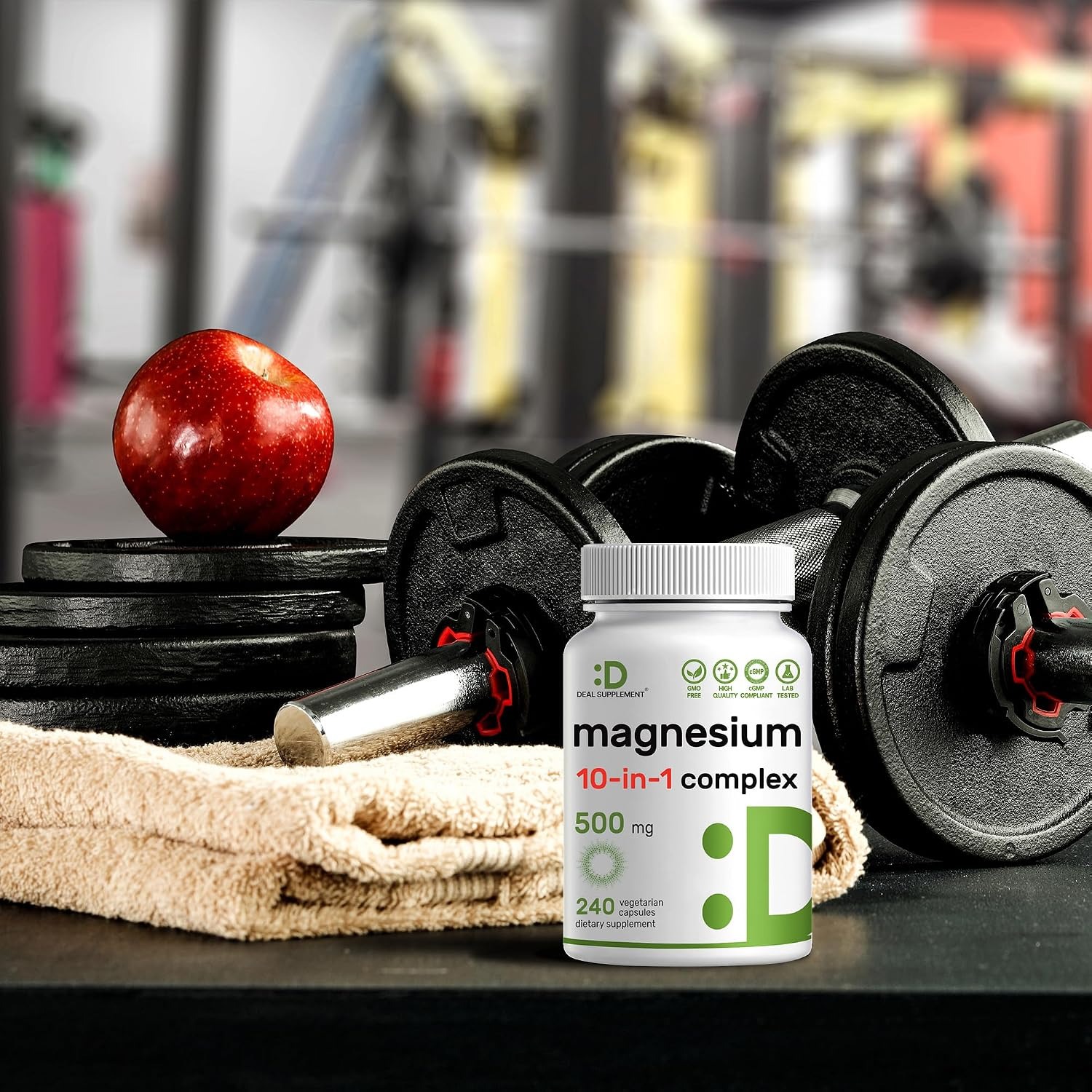 Deal Supplement Magnesium Complex 500mg | 240 Veggie Capsules thumbnail 5