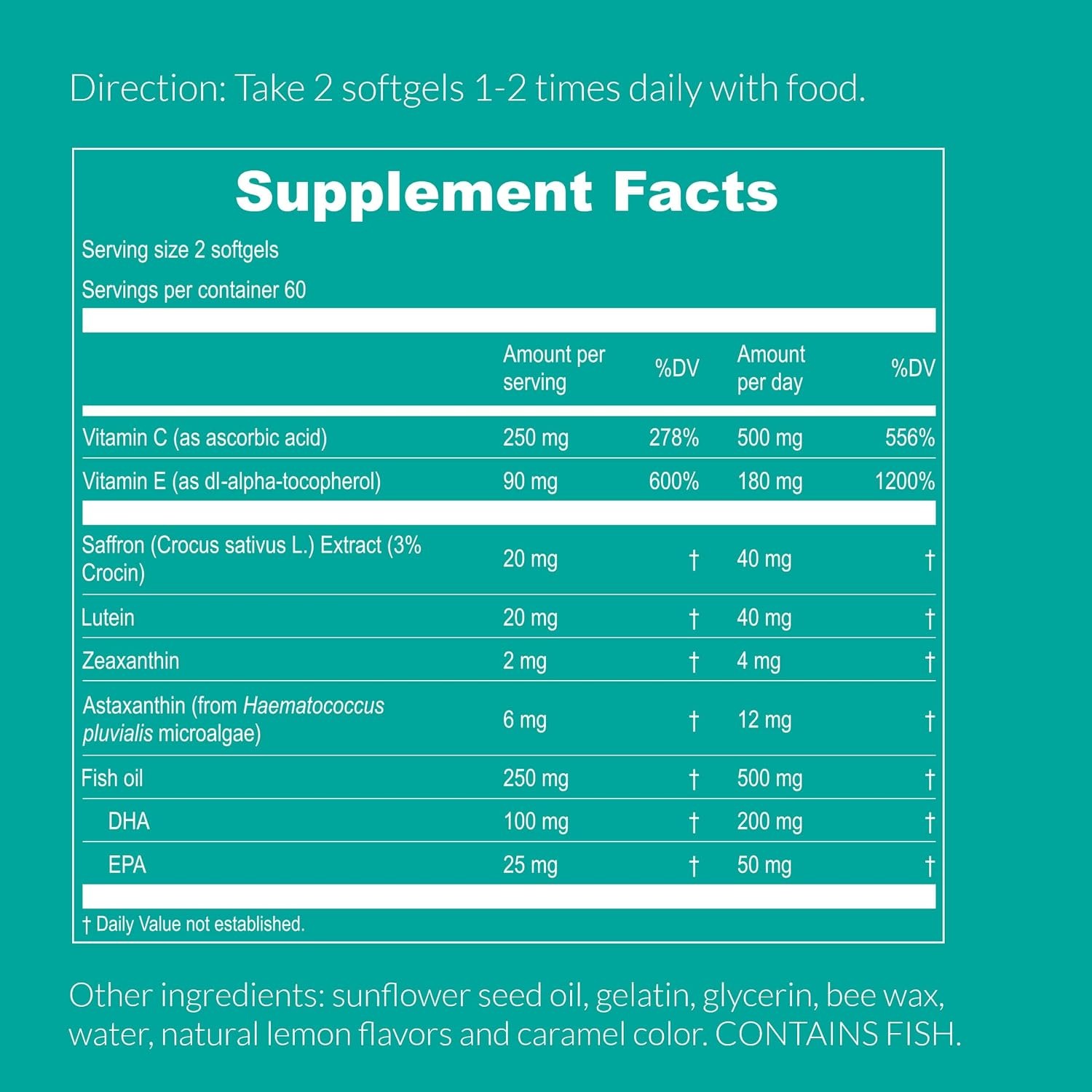 AREDS 2 Plus Ocular Protocol | Eye Health Nutritional Supplement thumbnail 4
