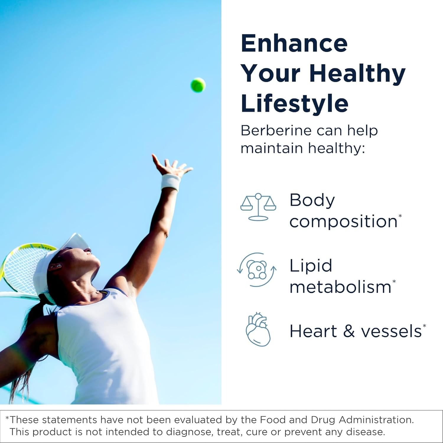 Designs for Health Berberine-Evail | Berberine Wellness Supplement | 60 thumbnail 3