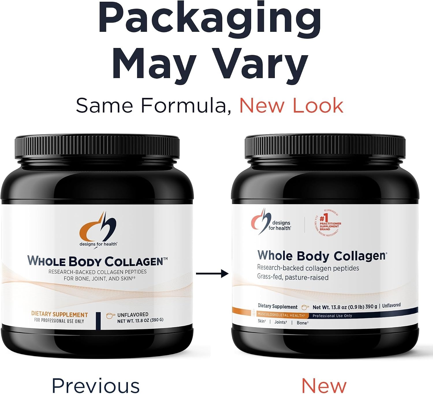Designs for Health Whole Body Collagen | Fortigel & Verisol | 30 Servings thumbnail 2