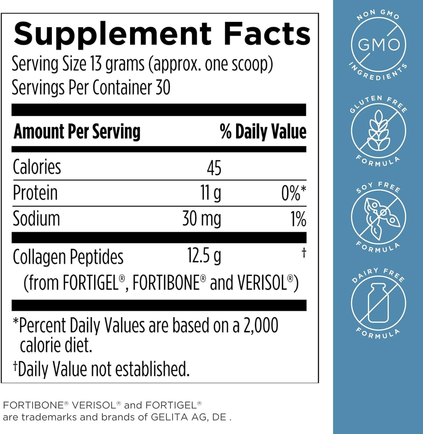Designs for Health Whole Body Collagen | Fortigel & Verisol | 30 Servings thumbnail 3