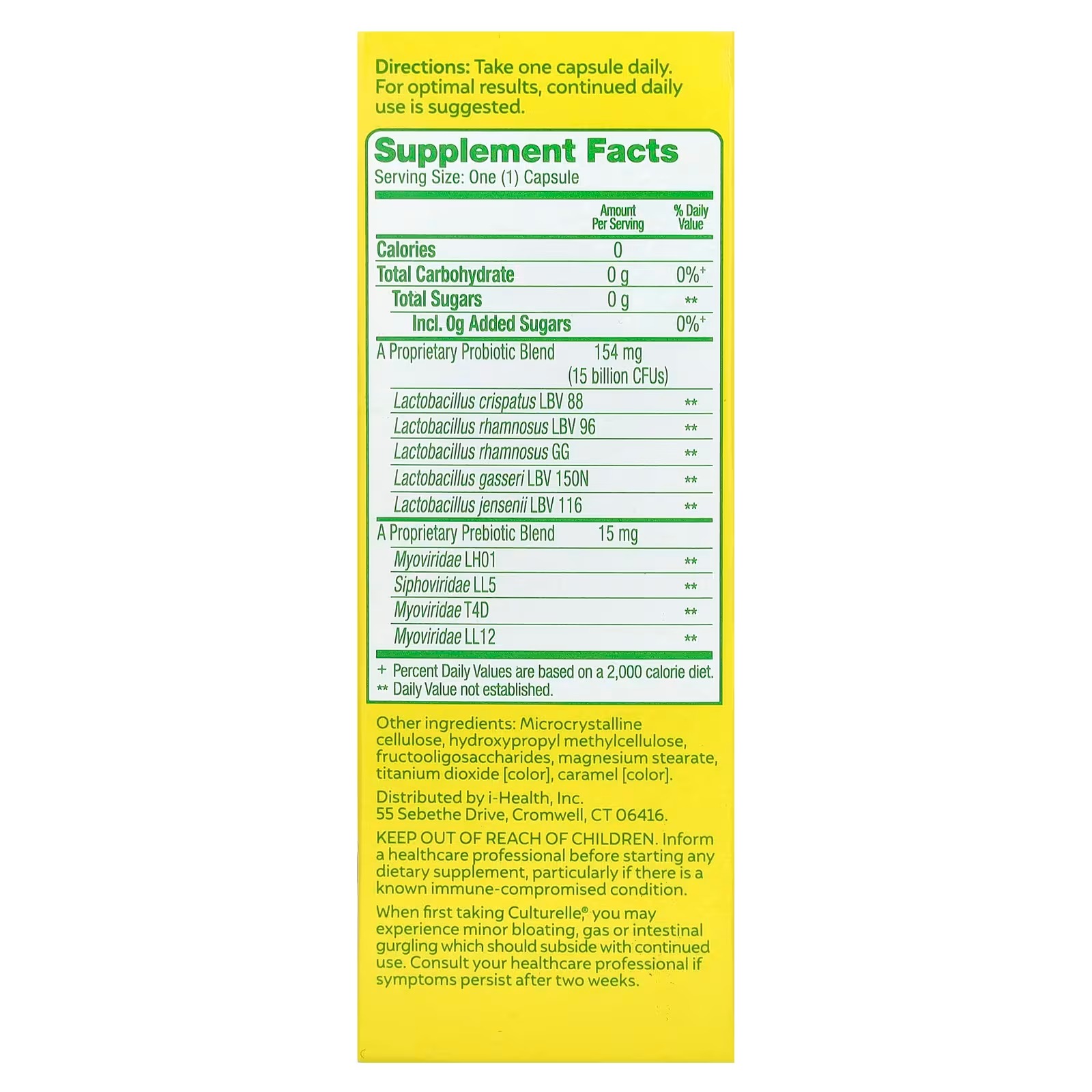Culturelle Pro Strength Probiotics | 12 Billion CFU | 60 Capsules thumbnail 2