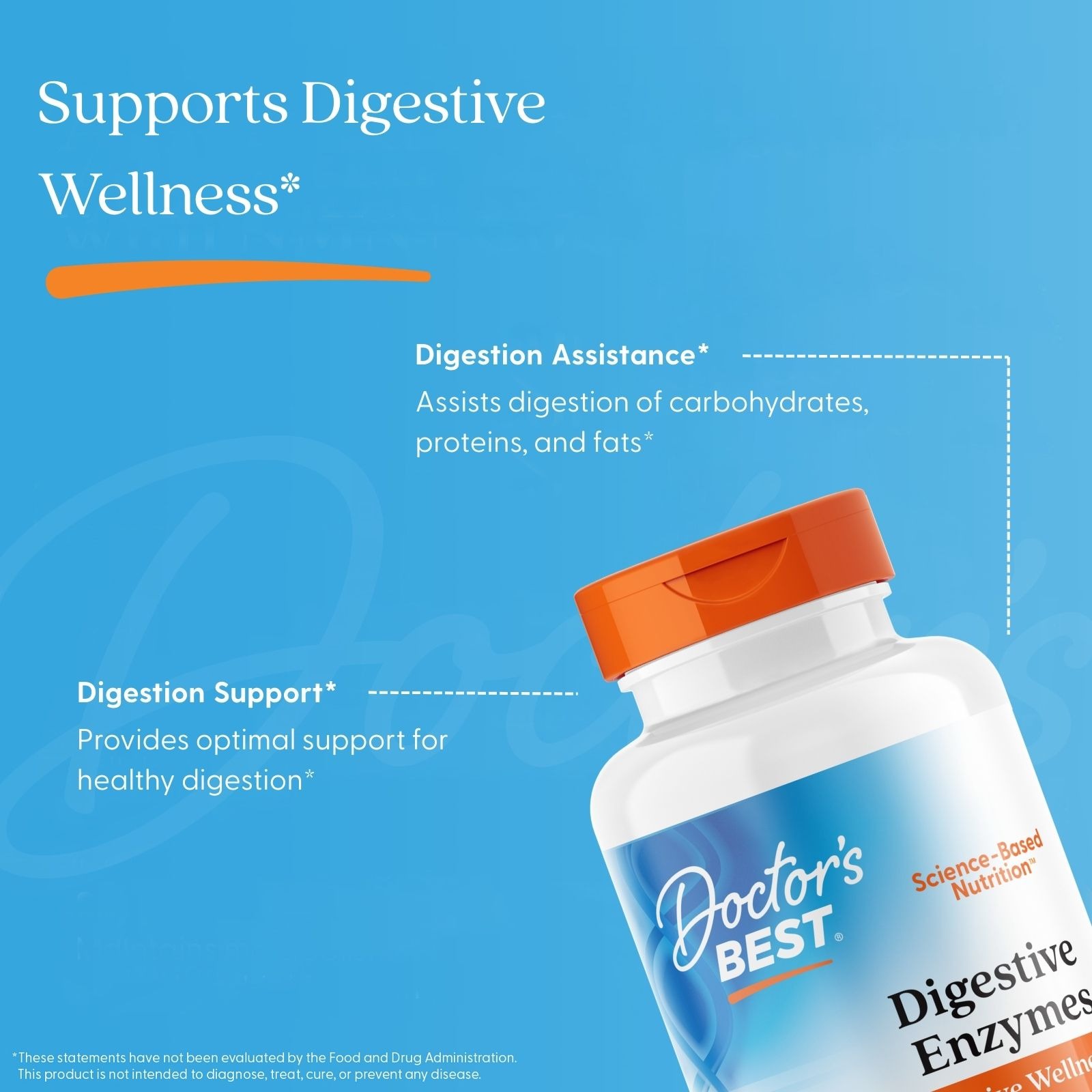 Doctor’s Best Digestive Enzymes Non-GMO & Vegetarian 90 Veggie Caps thumbnail 6
