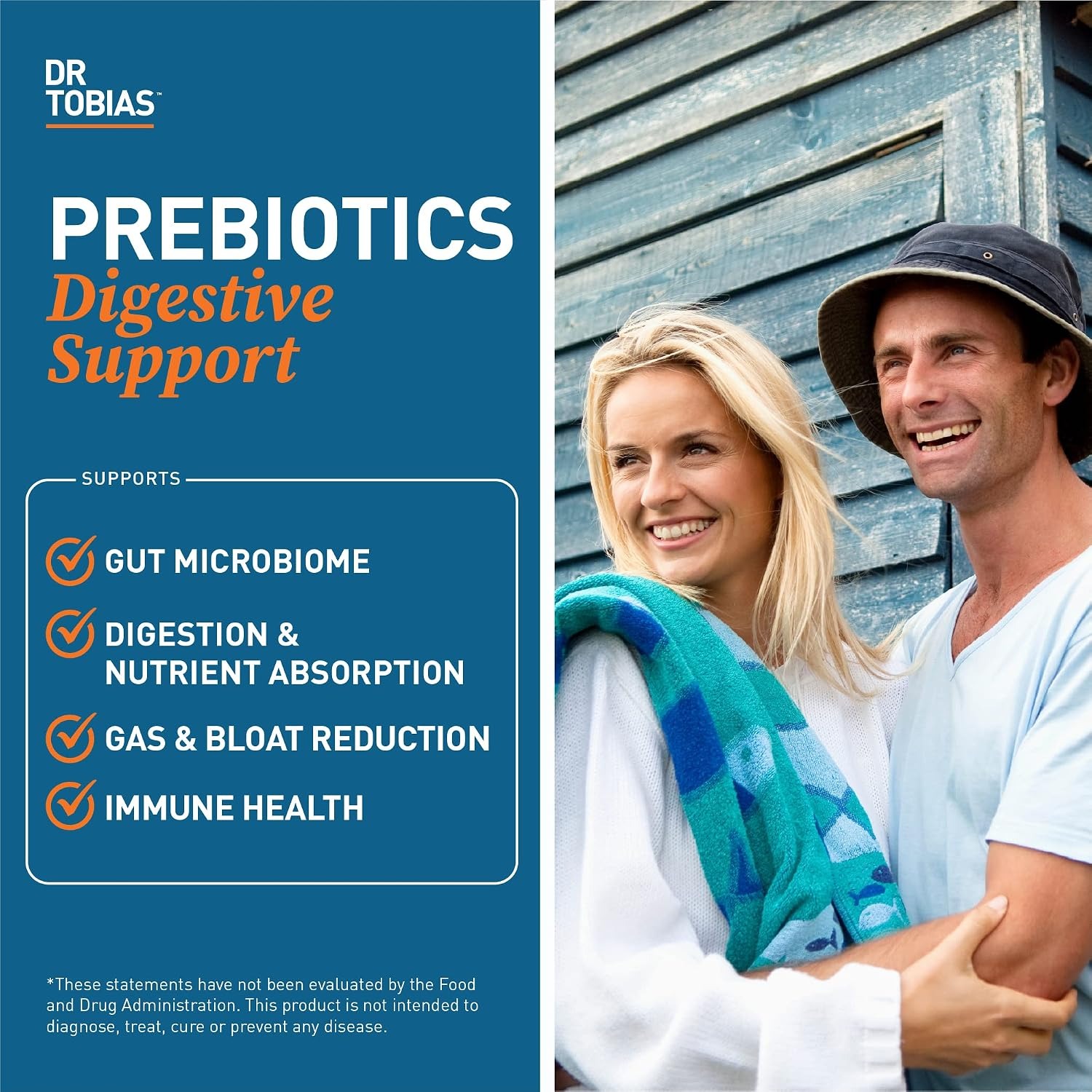 Dr. Tobias Prebiotic Supplement | Supports Digestion & Gut Health | 30 thumbnail 4
