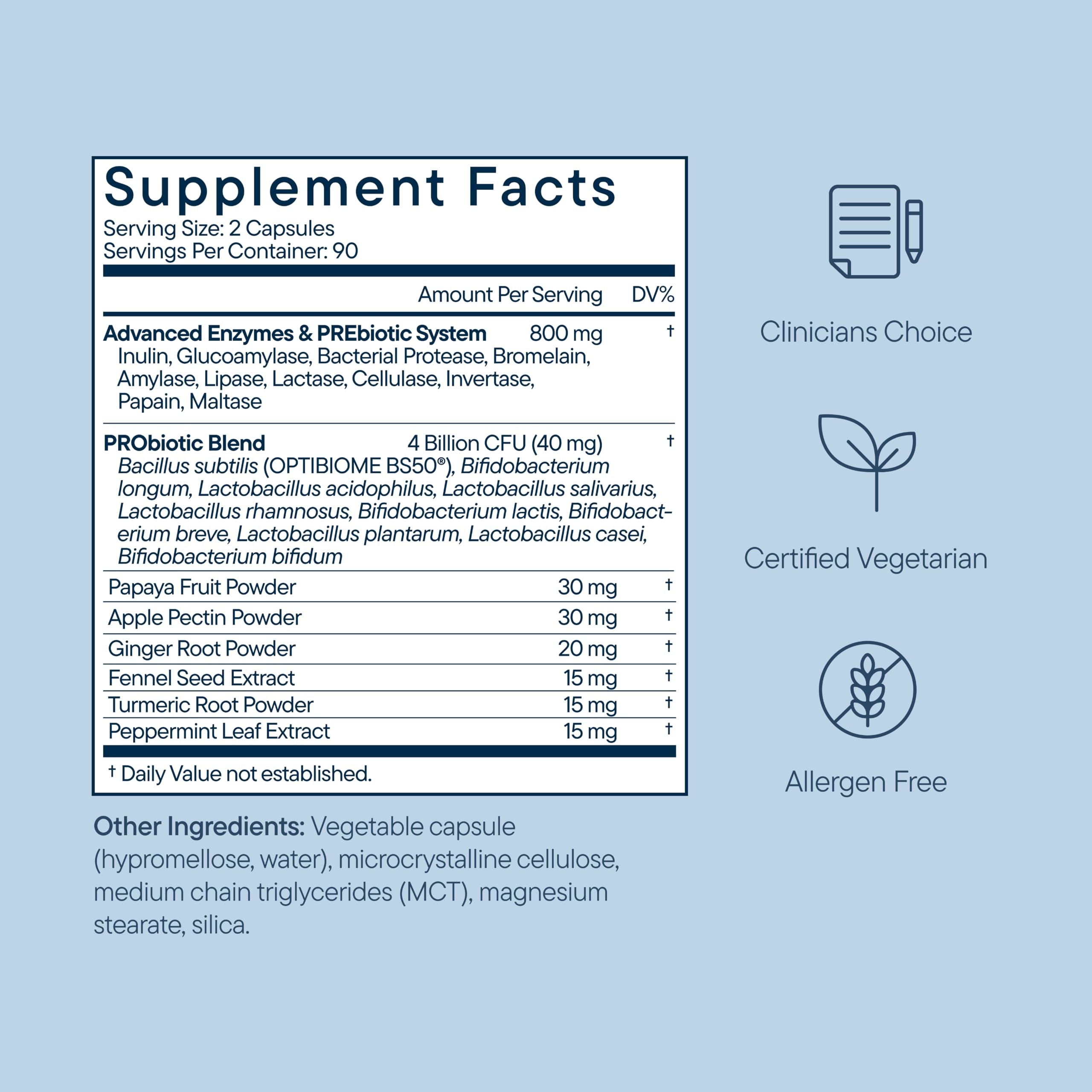 Life Extension Enhanced Super Digestive Enzymes | 60 Capsules thumbnail 2
