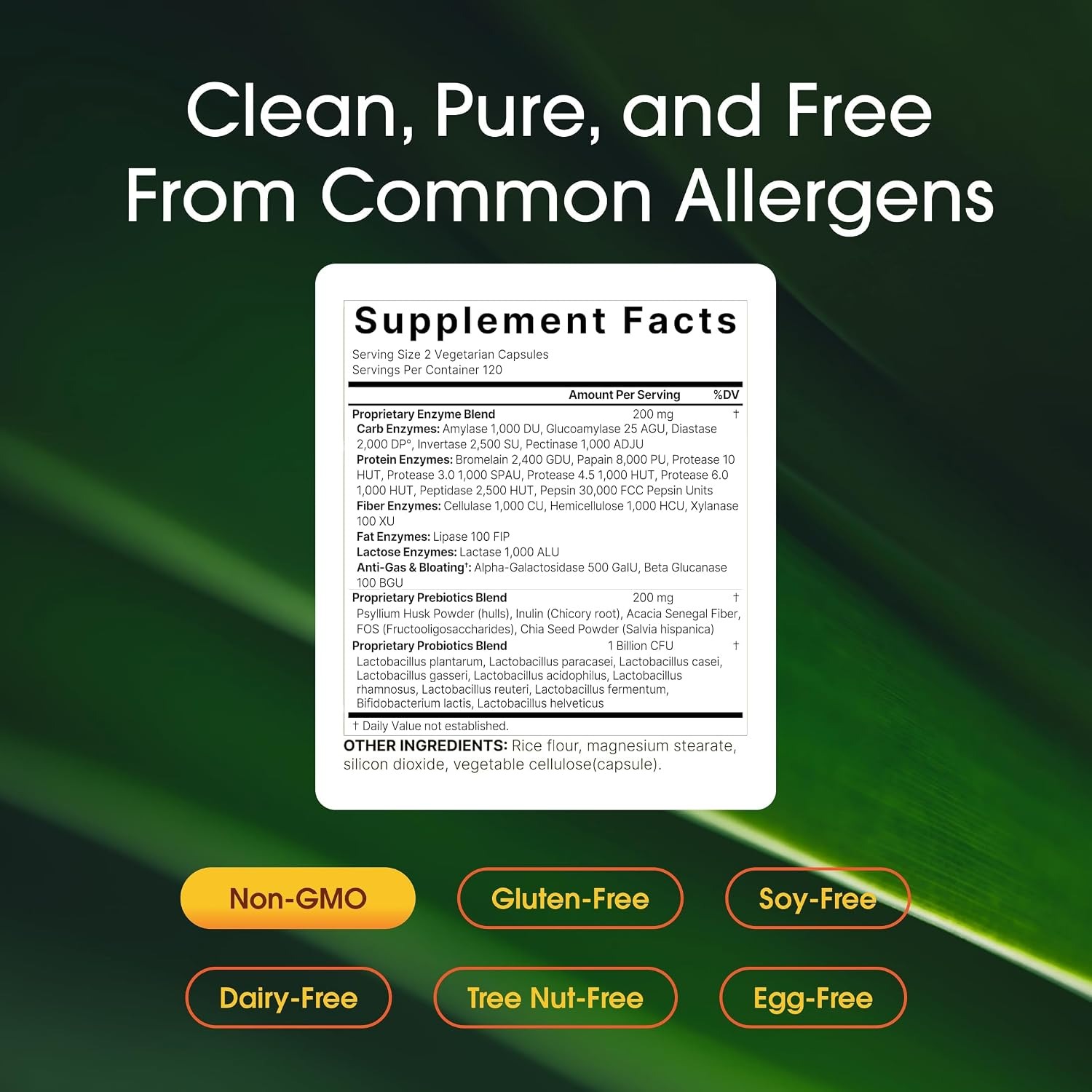 NatureBell Digestive Enzymes | Digestive Support Supplement | 240 Capsules thumbnail 4