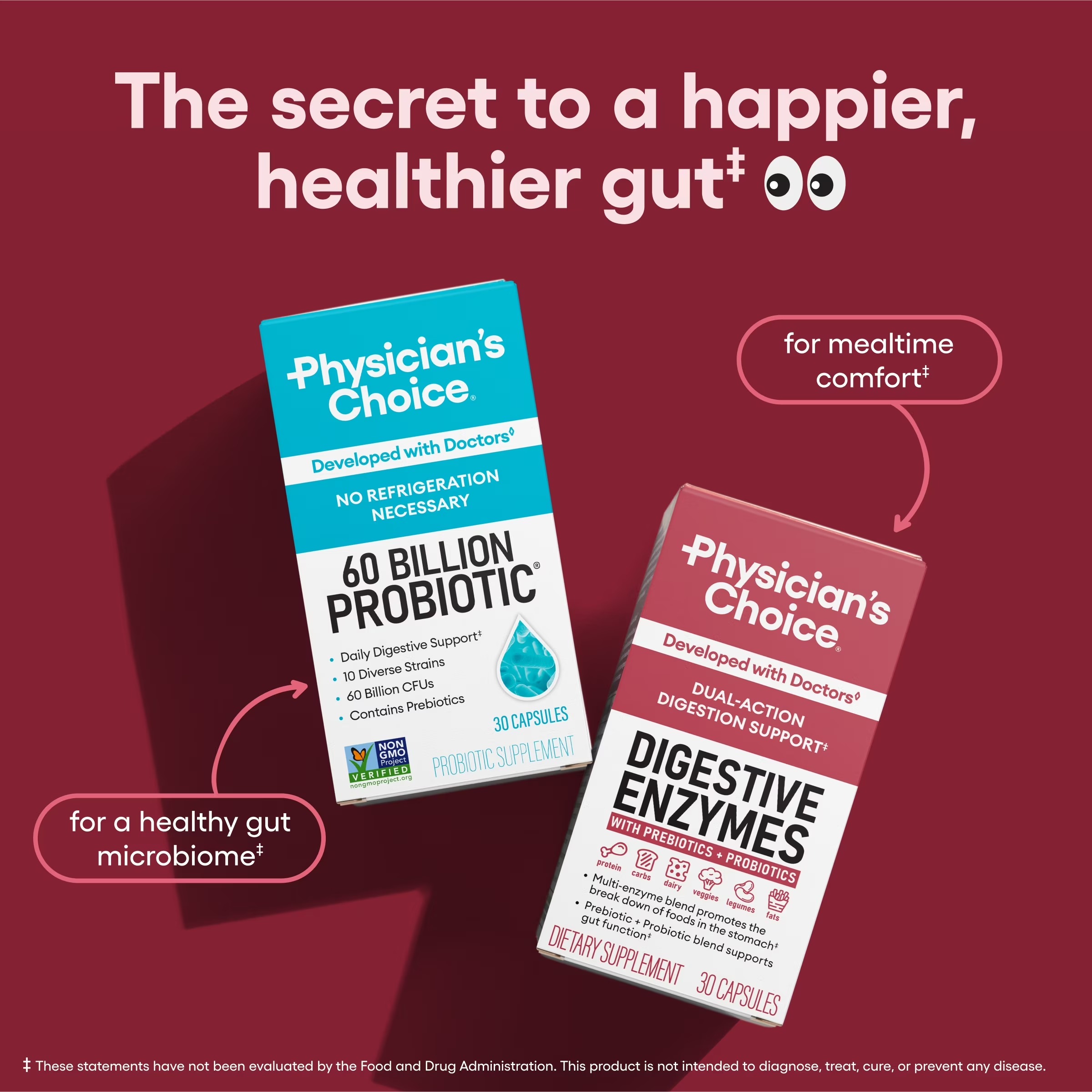 Physician’s Choice Digestive Enzymes | Bloating & Digestion Support | 60 thumbnail 5