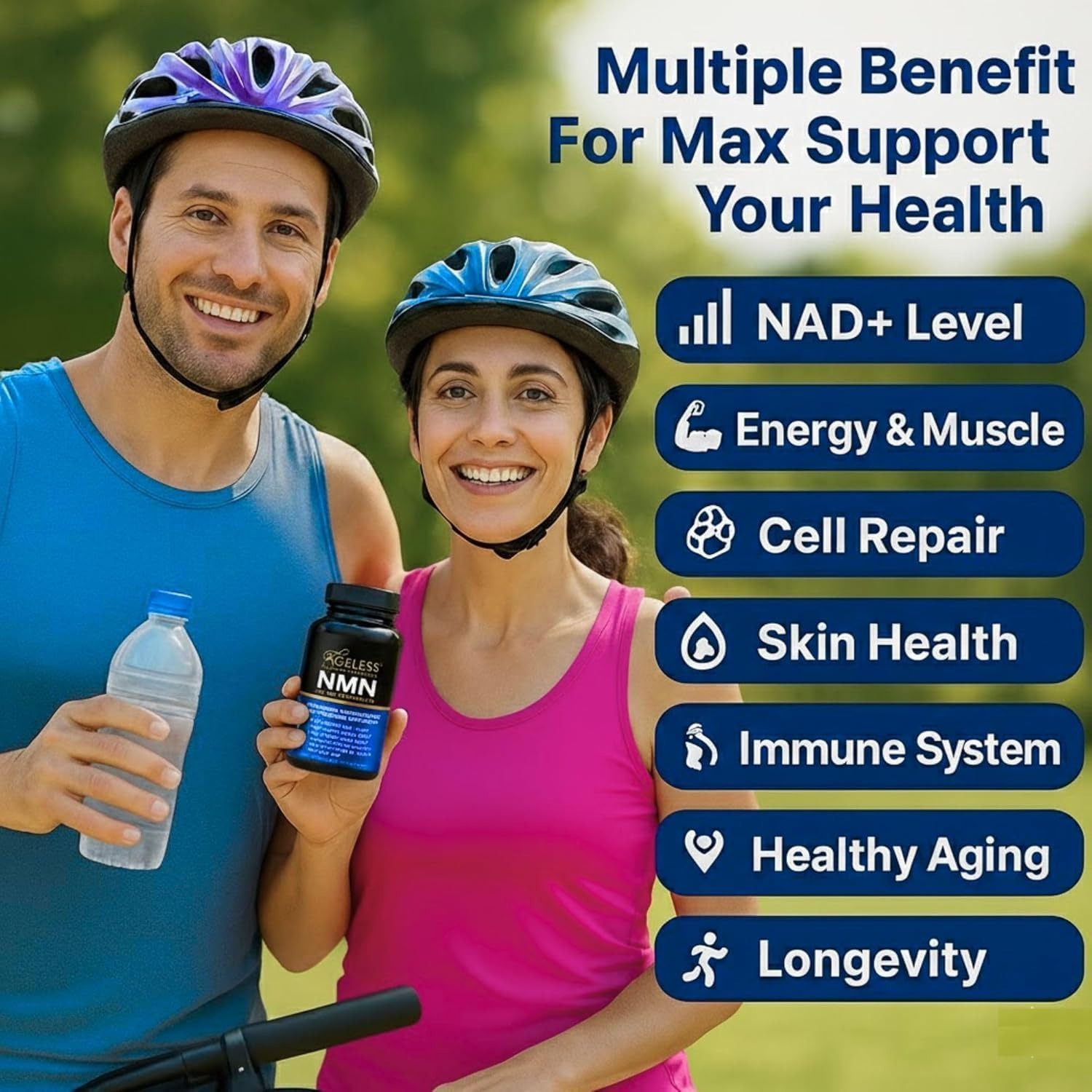 Ageless NMN Healthy Aging Supplement for Men & Women thumbnail 5