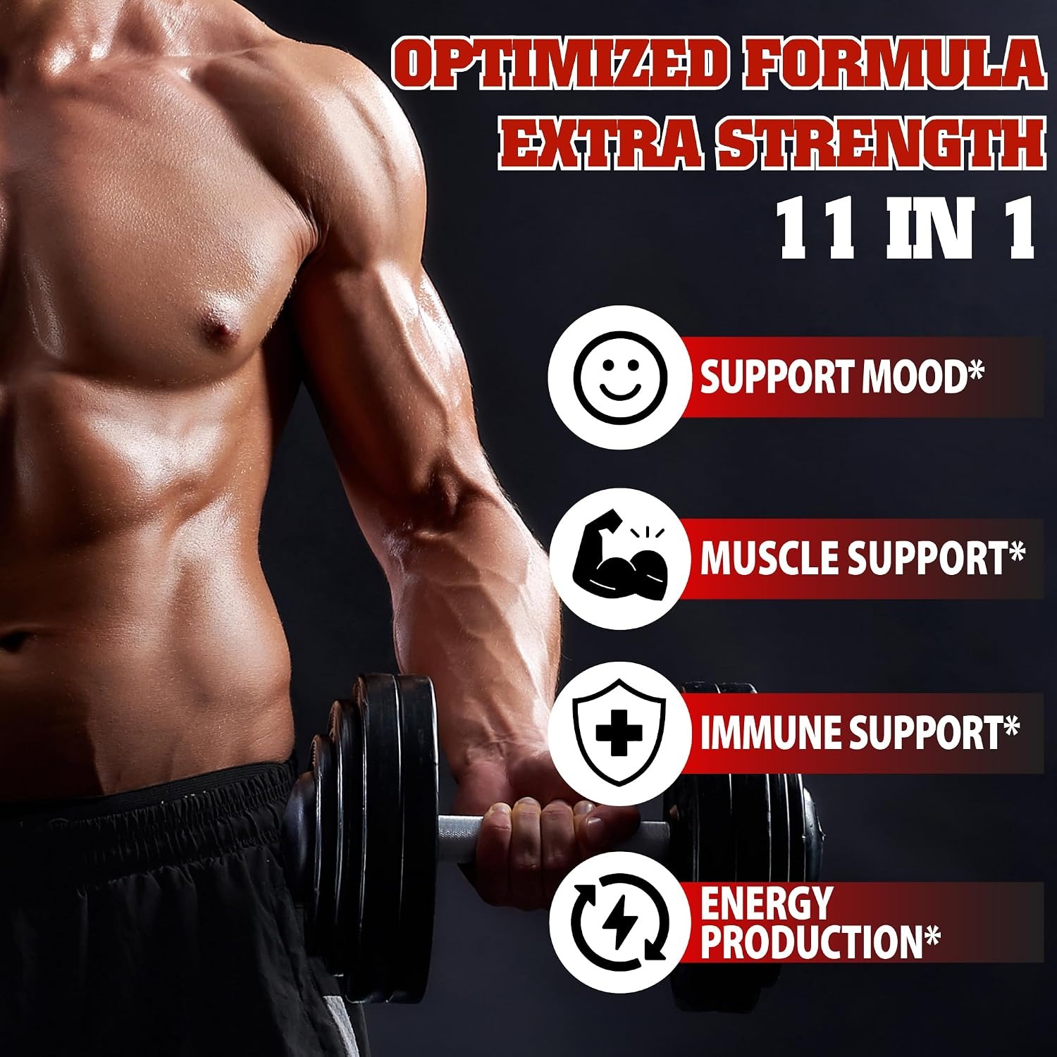 Agobi 11-in-1 Testosterone Supplement 120 Capsules thumbnail 4