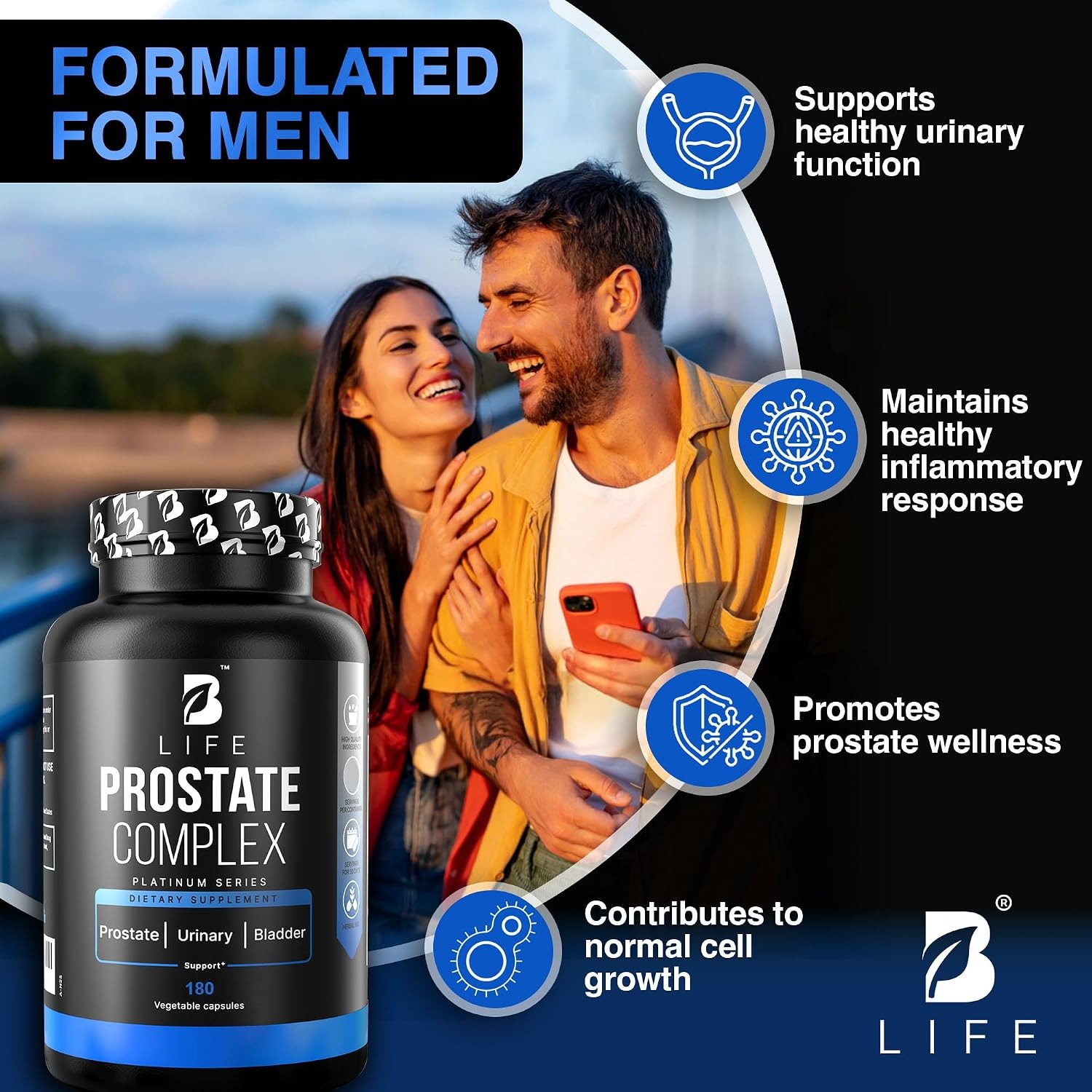 B Life Prostate Platinum Supplement for Men thumbnail 5