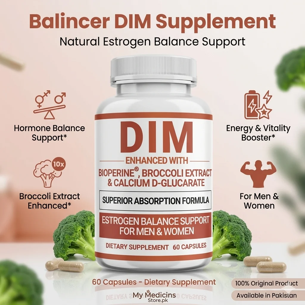 Balincer DIM 60 Capsules – Hormonal Wellness Supplement thumbnail 2