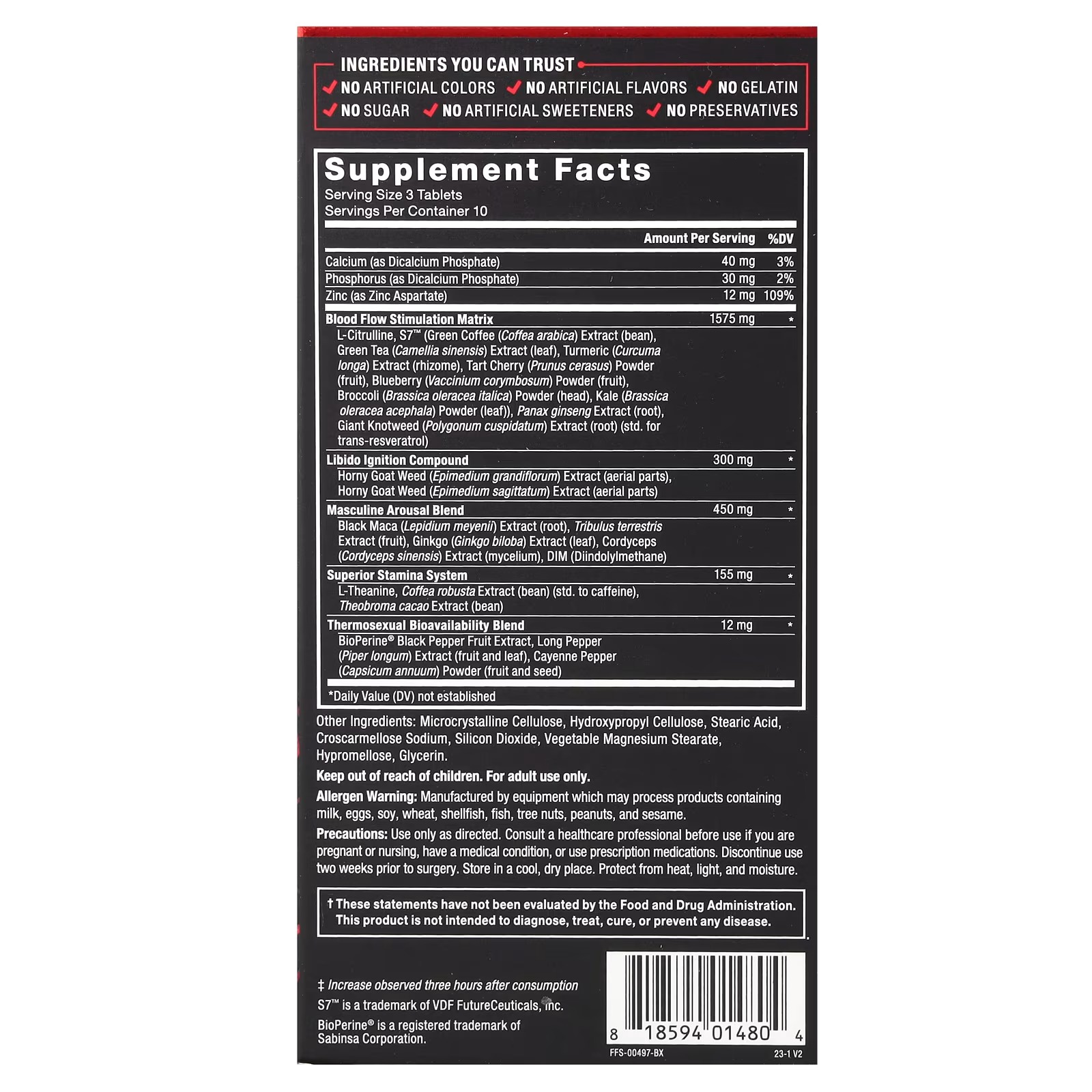 Force Factor Male Enhancement Supplement thumbnail 4