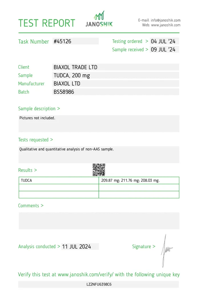 Biaxol Supplements TUDCA Capsules in Pakistan thumbnail 2