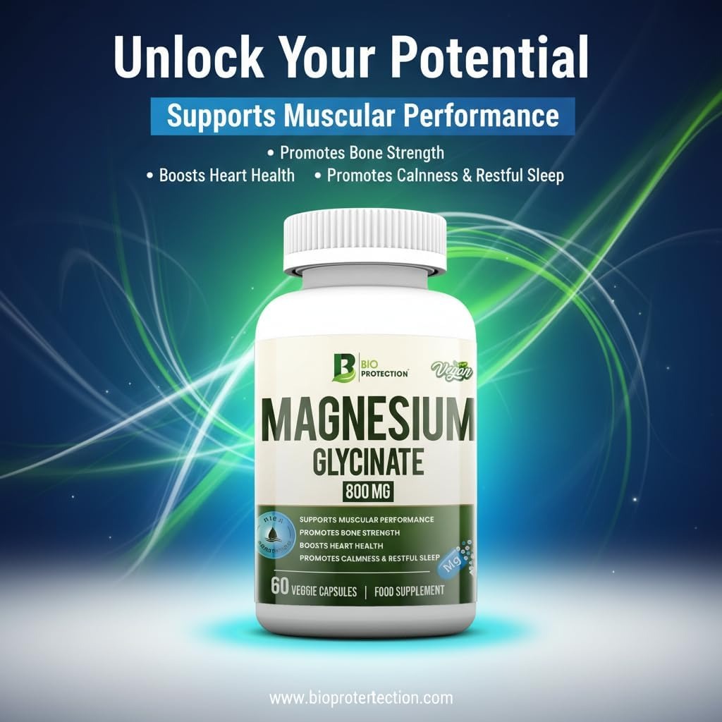 Bio Protection Magnesium Glycinate 800 mg 60 Capsules in Pakistan thumbnail 5