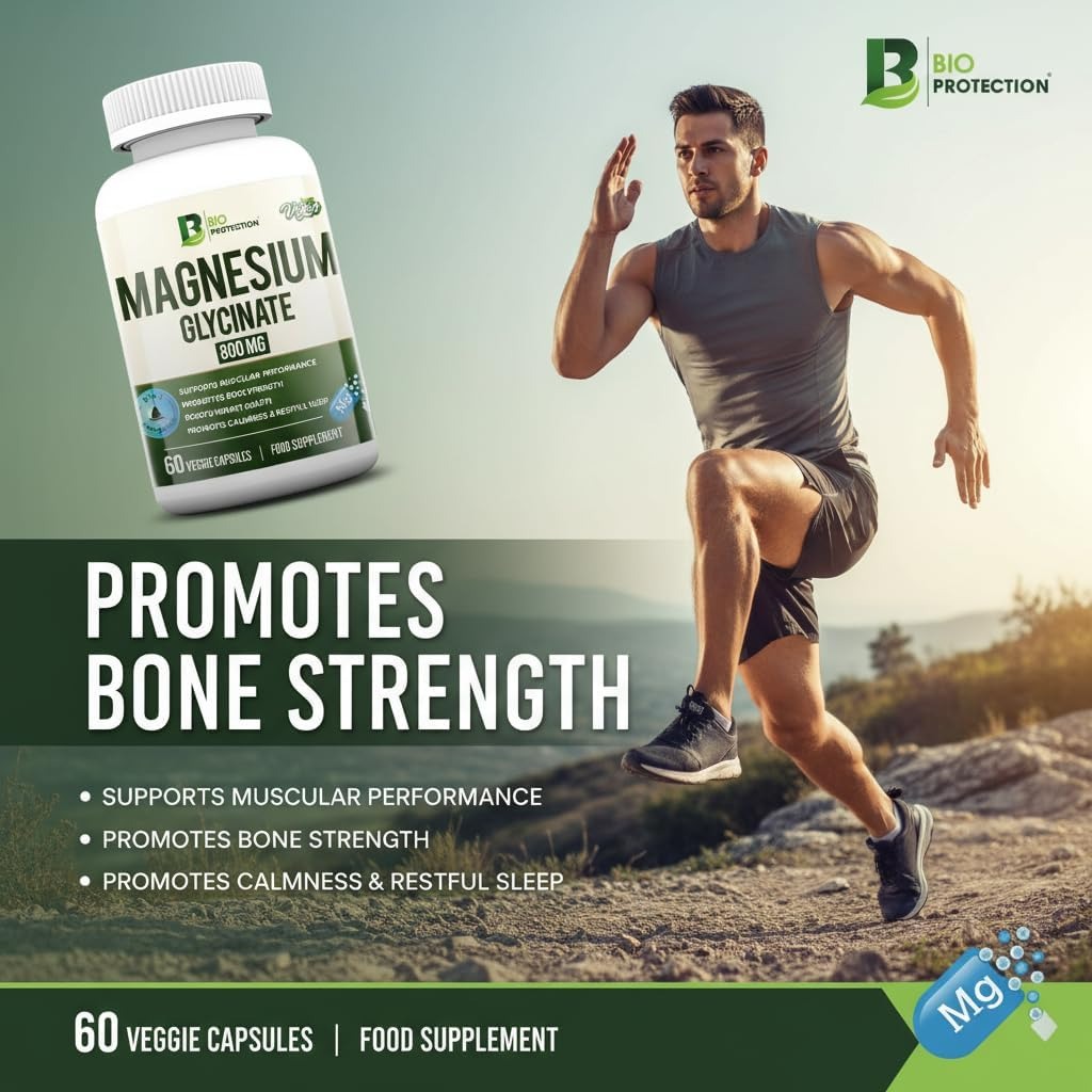 Bio Protection Magnesium Glycinate 800 mg 60 Capsules in Pakistan thumbnail 3
