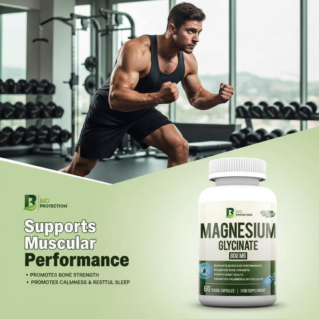 Bio Protection Magnesium Glycinate 800 mg 60 Capsules in Pakistan thumbnail 4