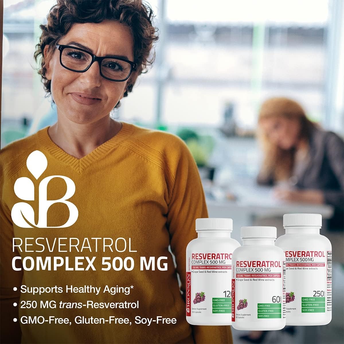 Bronson Resveratrol 500 mg Dietary Supplement Pakistan thumbnail 6