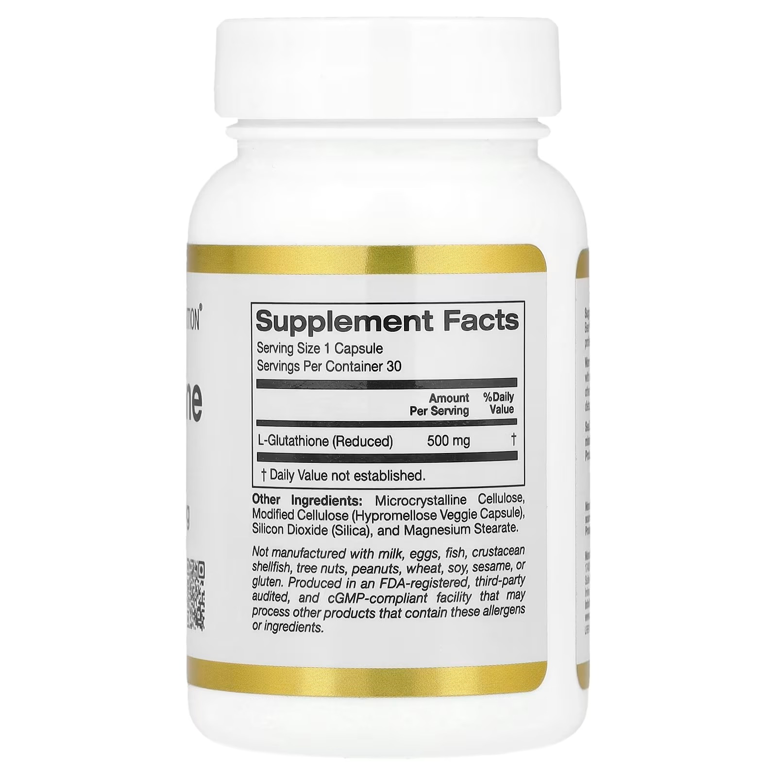 California Gold Nutrition Reduced Glutathione 30 Capsules Pakistan thumbnail 3