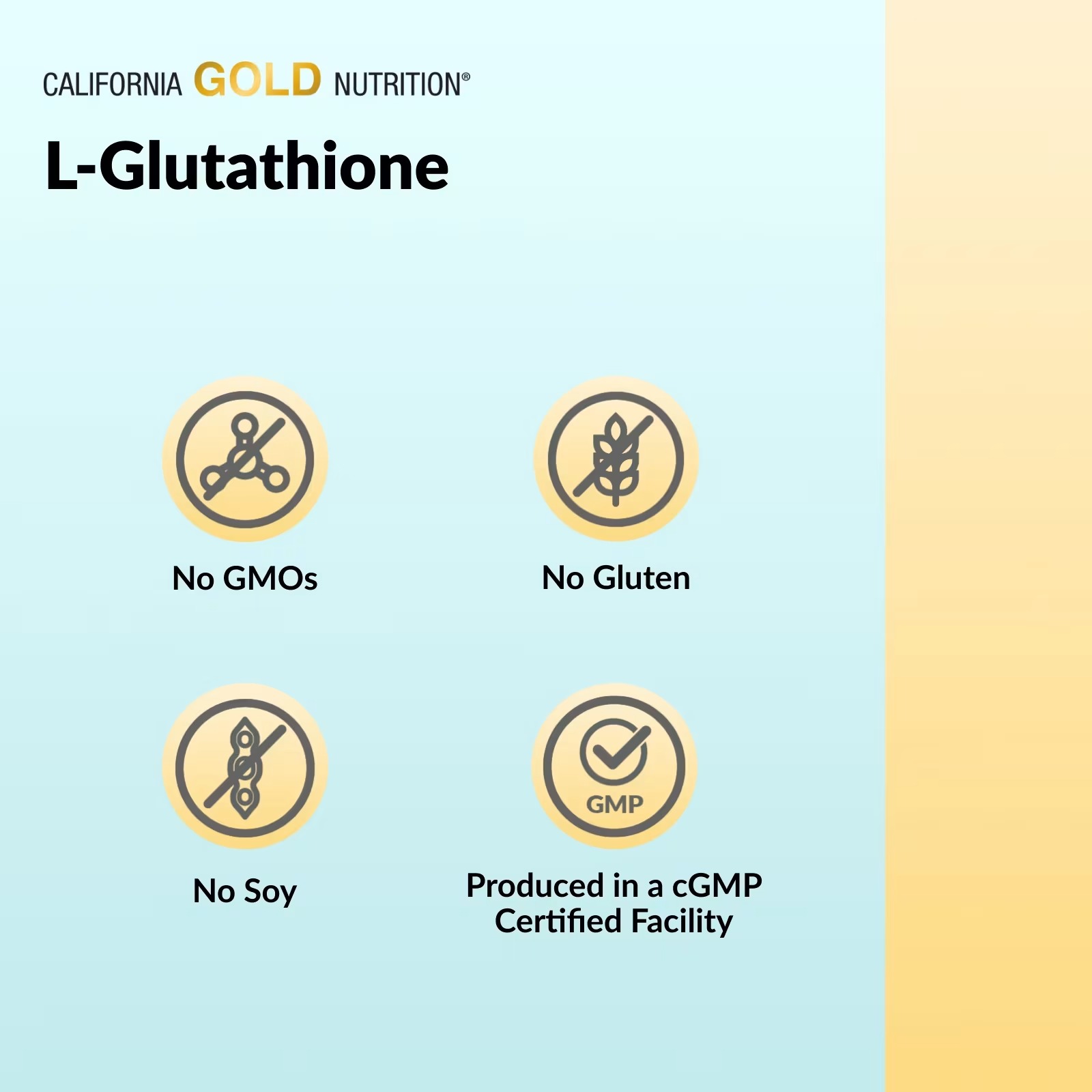 California Gold Nutrition Reduced Glutathione 30 Capsules Pakistan thumbnail 6