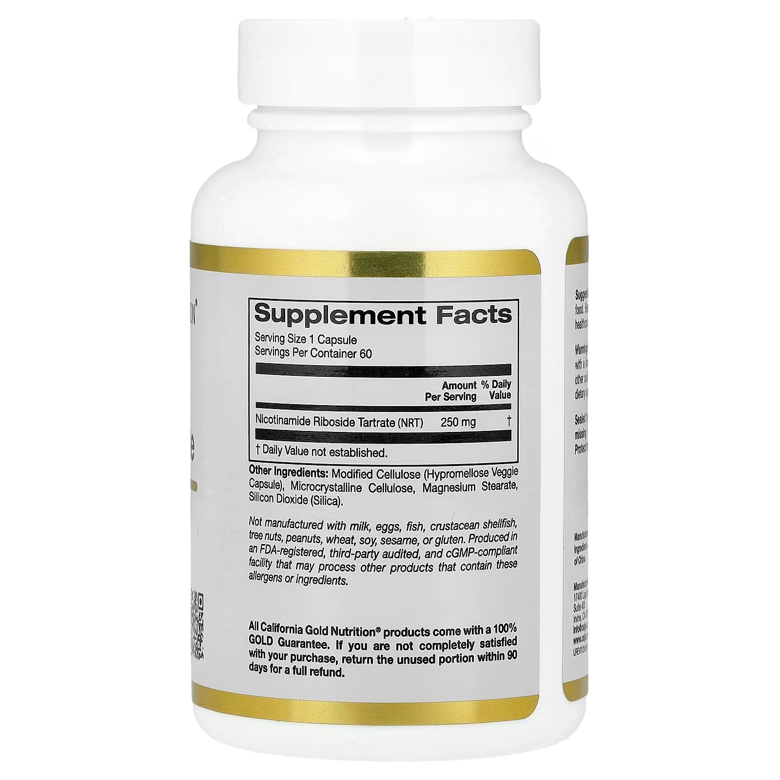California Gold Nutrition Nicotinamide Riboside 250mg in Pakistan thumbnail 3