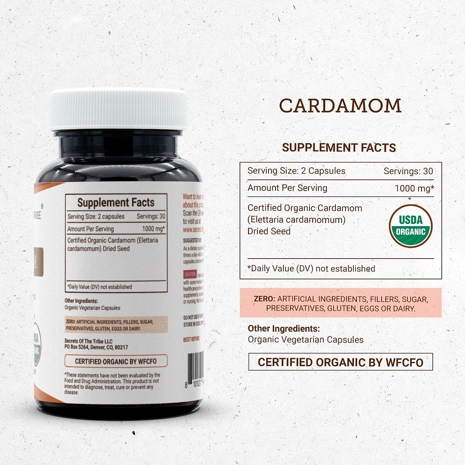 Secrets of the Tribe Organic Cardamom Capsules in Pakistan thumbnail 4