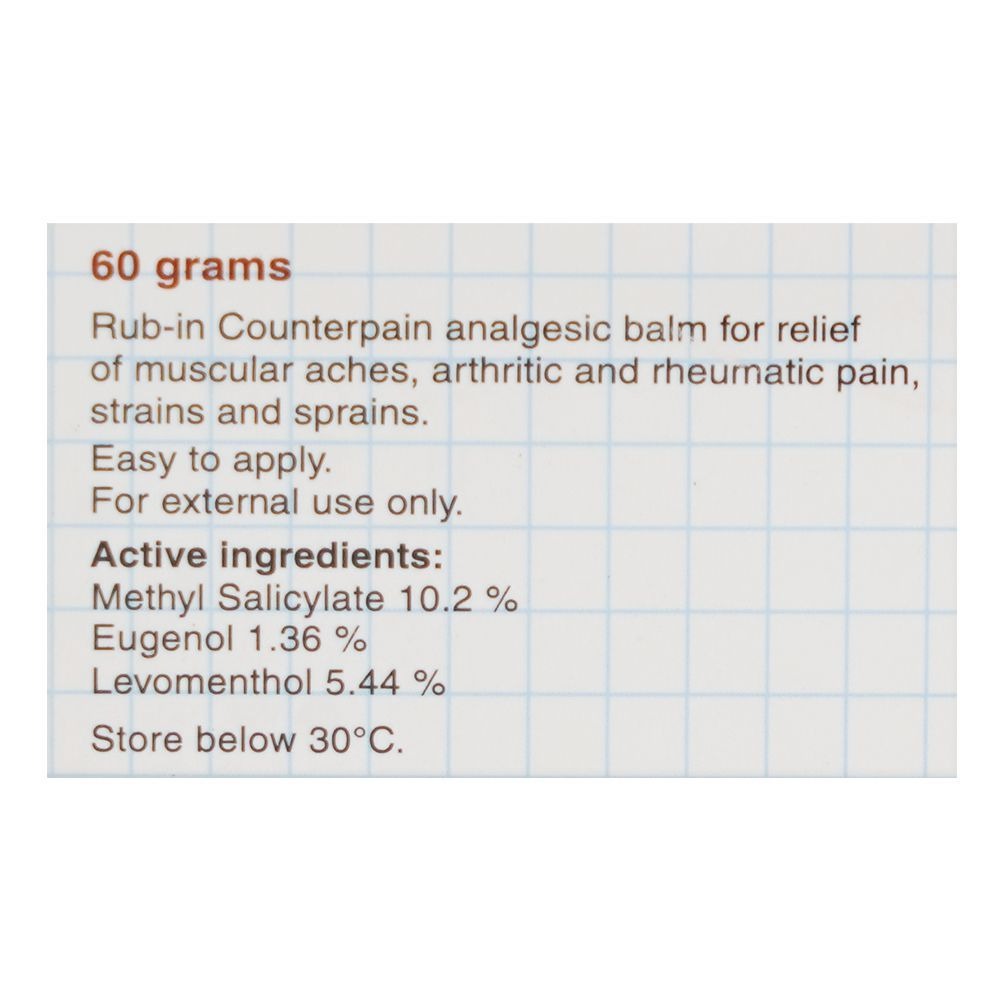 Counterpain Analgesic Cream – Original Product in Pakistan thumbnail 3