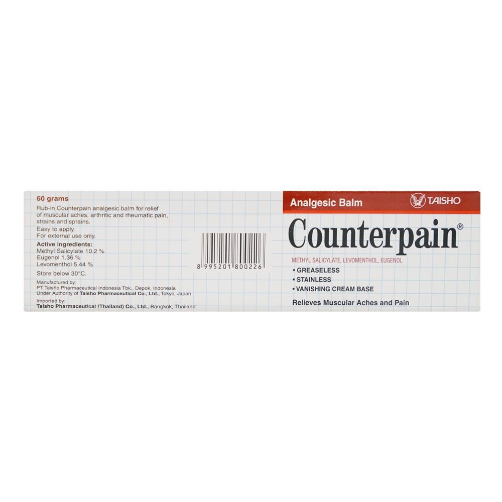 Counterpain Analgesic Cream – Original Product in Pakistan thumbnail 2