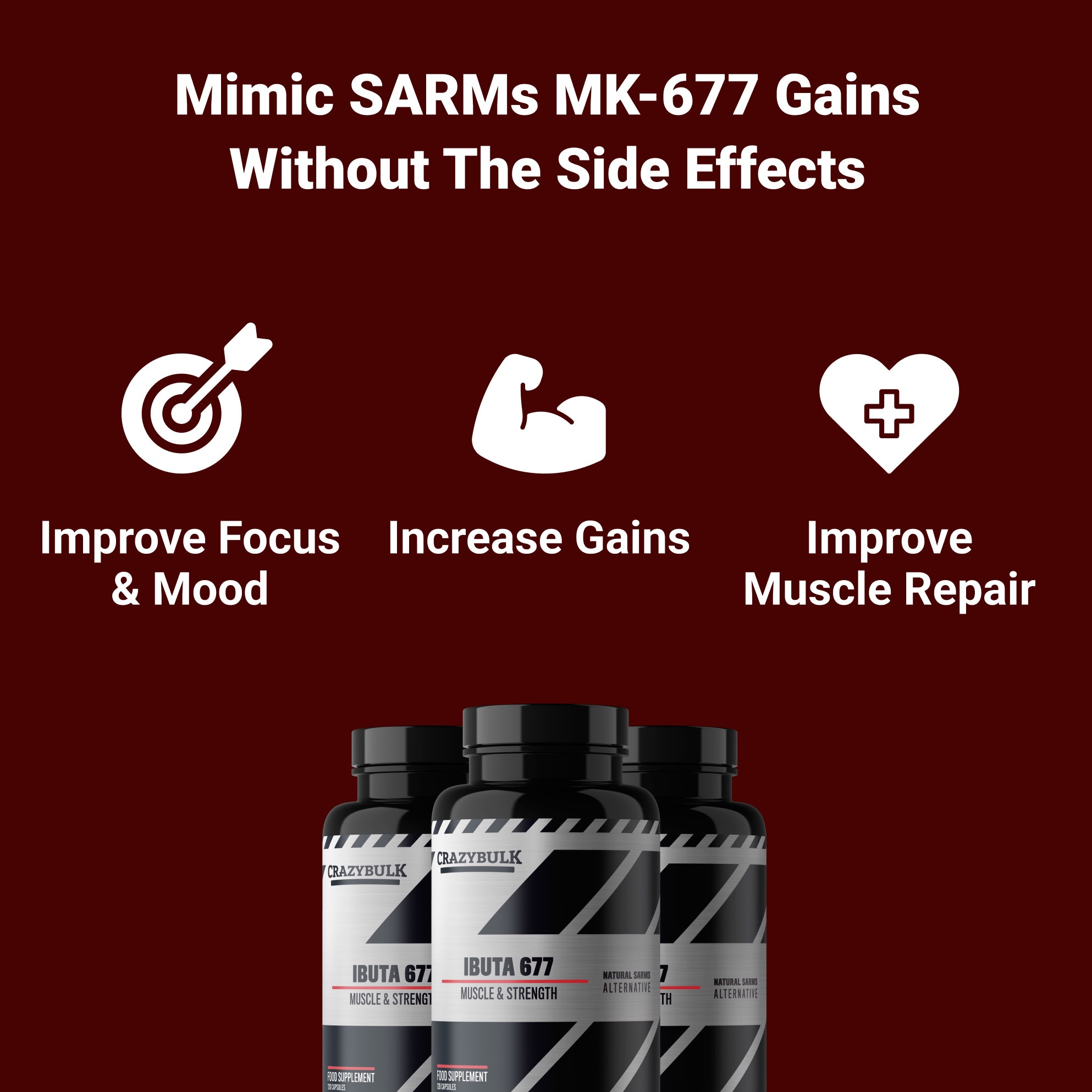 CrazyBulk Ibuta 677 for Muscle Building in Pakistan thumbnail 3