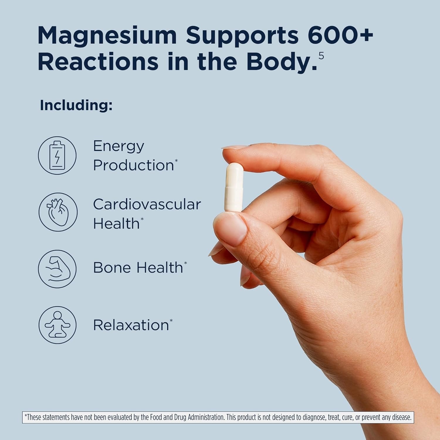 Designs for Health Magnesium Glycinate 240 Veg Capsules Pakistan thumbnail 2