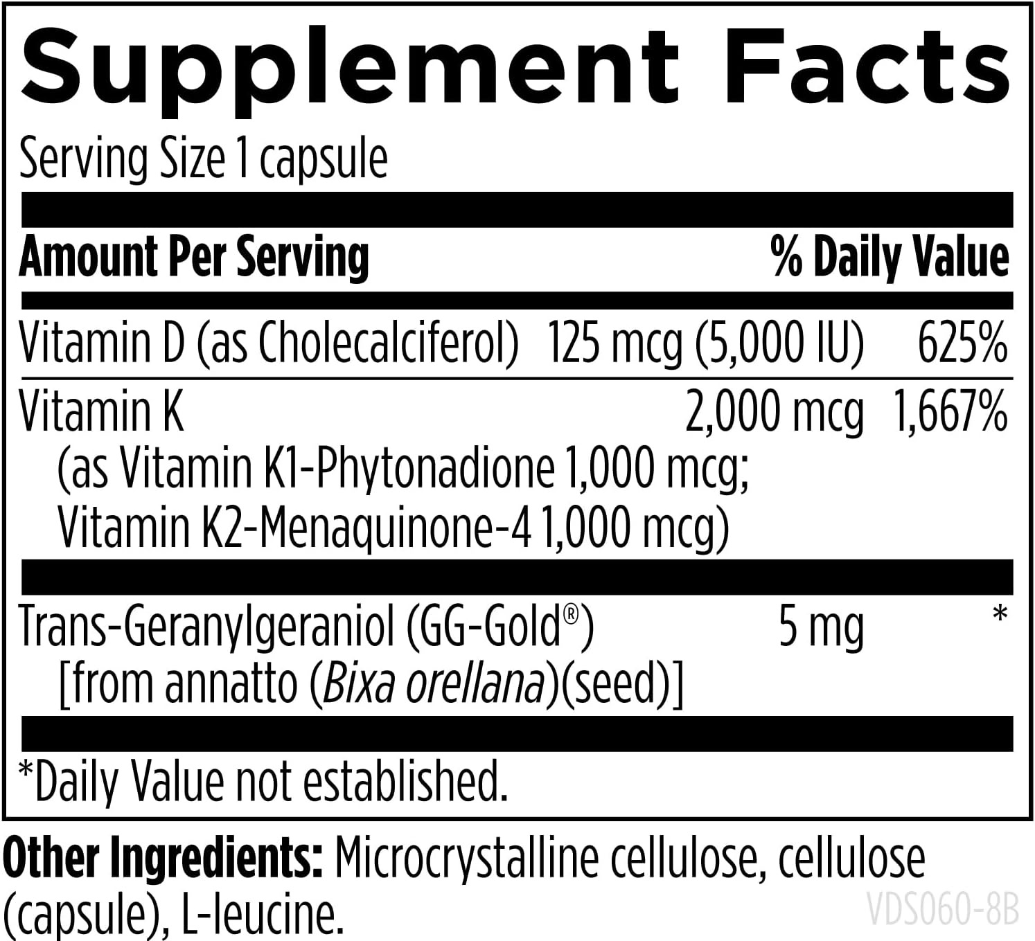 Designs for Health Vitamin D Supreme D3 + K2 in Pakistan thumbnail 2