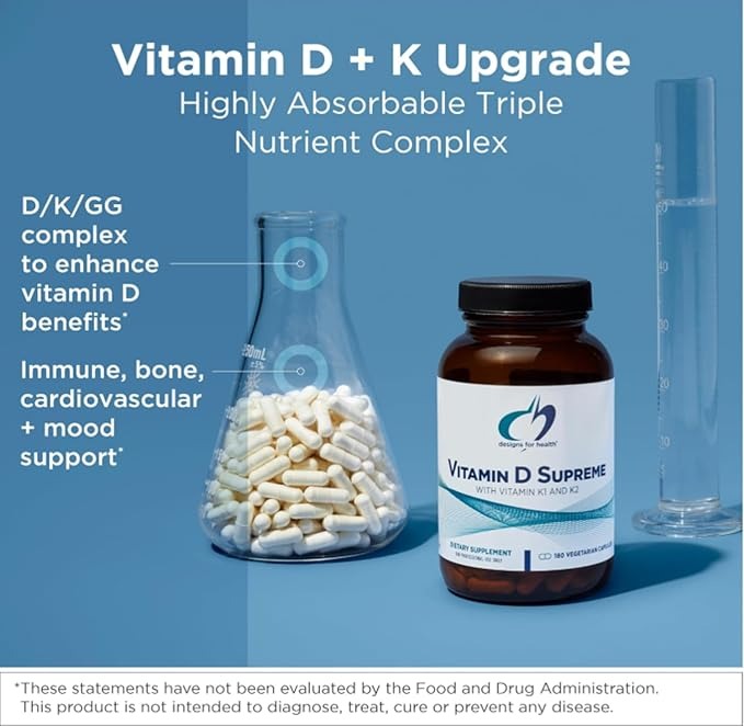 Designs for Health Vitamin D Supreme D3 + K2 in Pakistan thumbnail 4