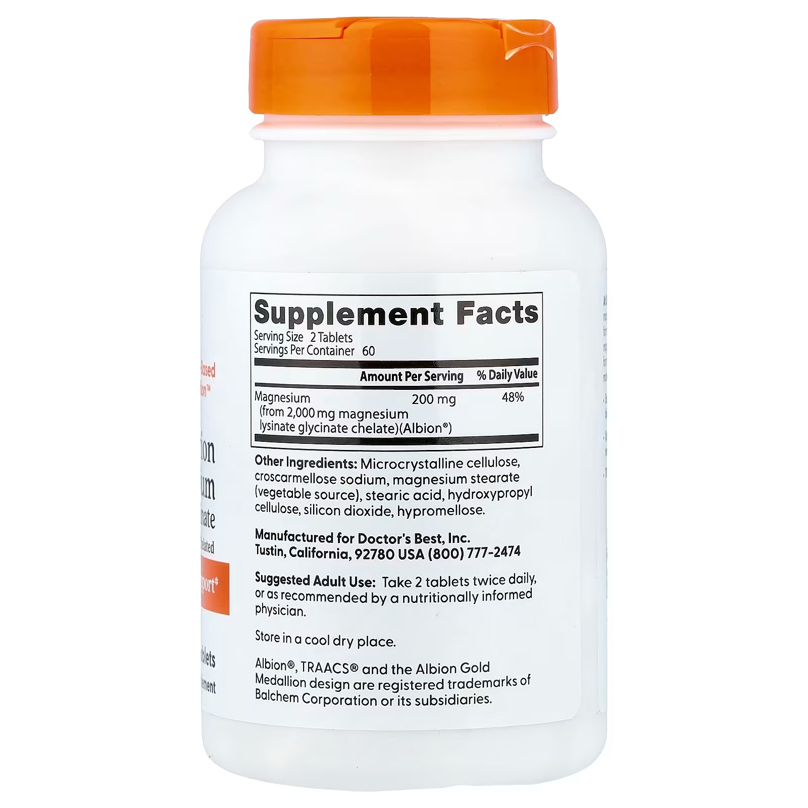 Doctor's Best High Absorption Magnesium Supplement thumbnail 3