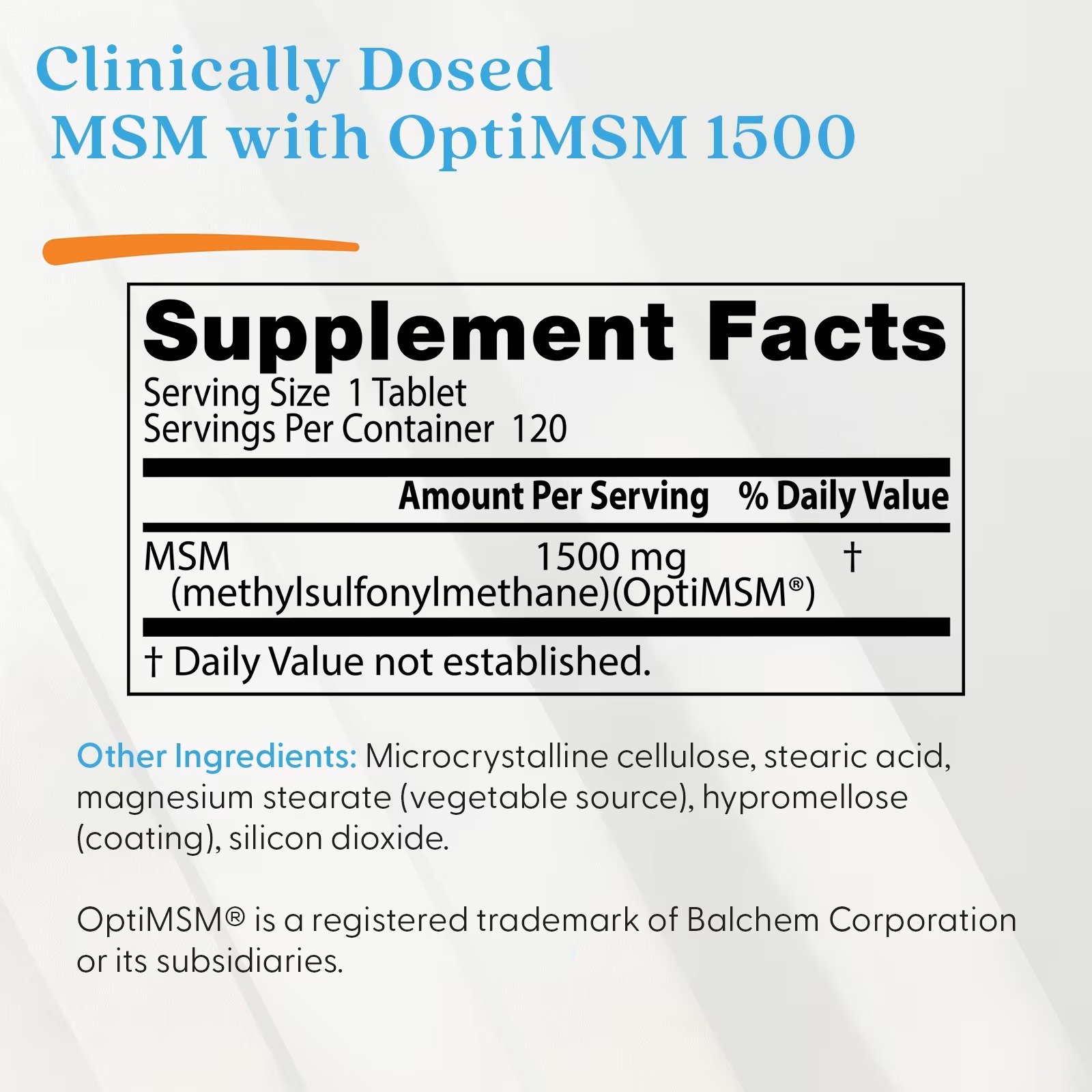 MSM 1500 mg Supplement by Doctor's Best in Pakistan thumbnail 4