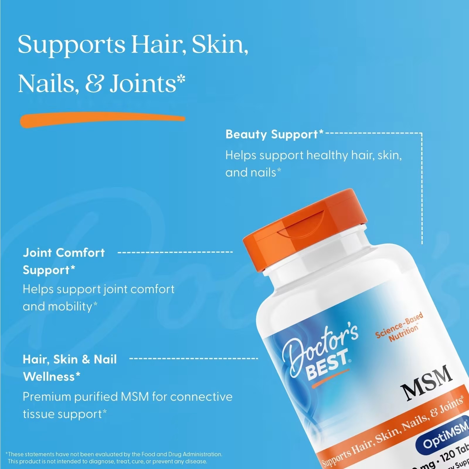MSM 1500 mg Supplement by Doctor's Best in Pakistan thumbnail 5