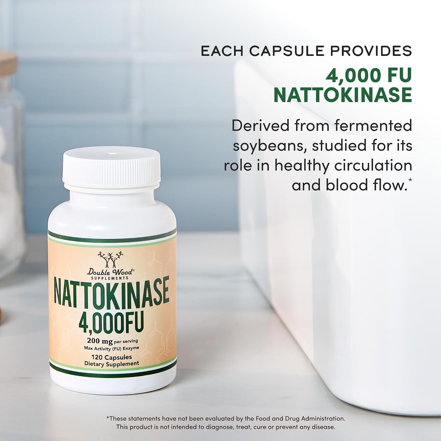 Nattokinase Enzyme Supplement 120 Capsules Pakistan thumbnail 6