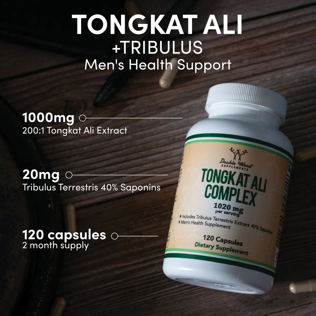LJ100 Tongkat Ali 100mg 120 Capsules in Pakistan thumbnail 4