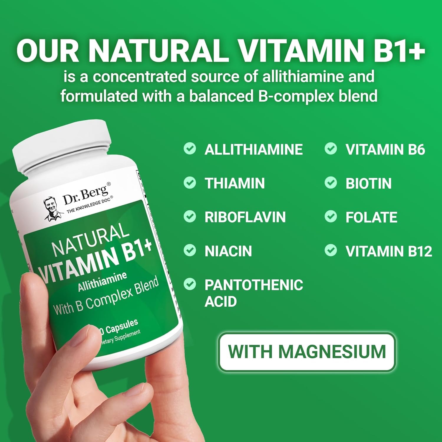 Natural Vitamin B1+ Allithiamine 60 Capsules in Pakistan thumbnail 4