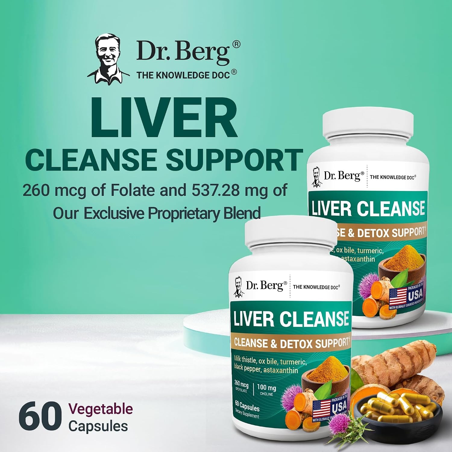 Dr. Berg's Liver Cleanse Detox & Repair Capsules 60 Count thumbnail 5