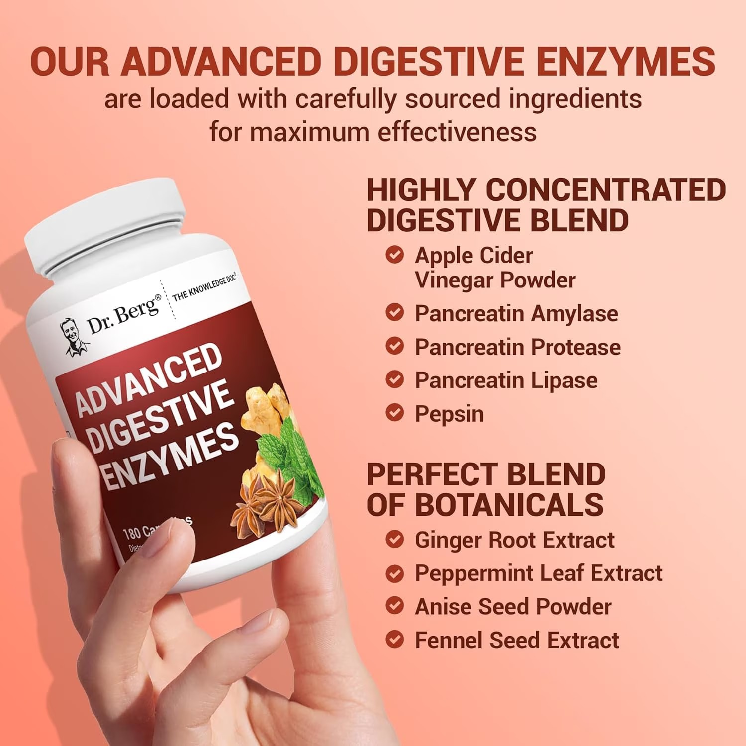 Buy Dr. Berg Advanced Digestive Enzymes 180 Capsules in Pakistan thumbnail 7