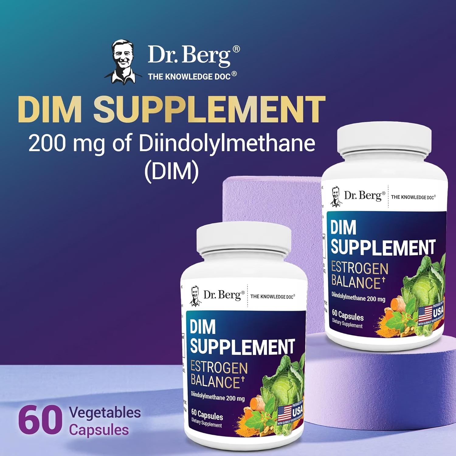 Dr. Berg DIM Supplement for Women 60 Capsules Pakistan thumbnail 4