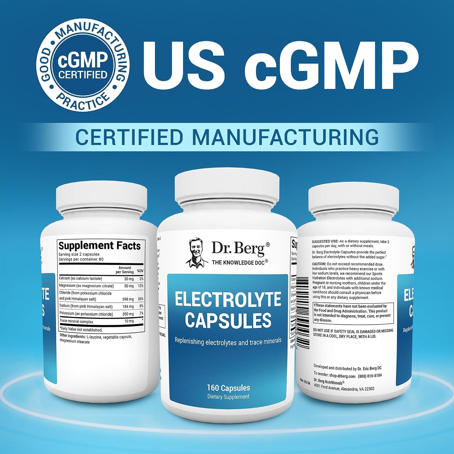 Dr. Berg Electrolyte Capsules for Energy and Endurance Pakistan thumbnail 3