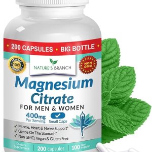 Magnesium Citrate 400mg Capsules