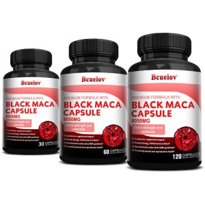 Bcuelov Black Maca Capsules 8050Mg