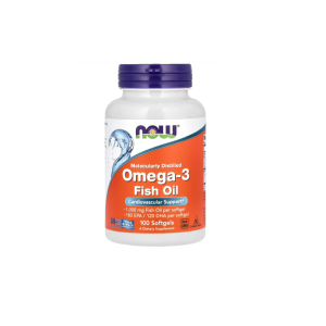 Now foods Molecularly Distilled Omega-3 Fish Oil 120 softgels