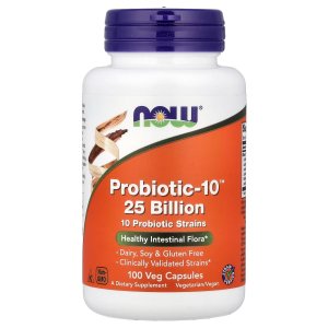 NOW Foods Probiotic-10™ 10 Probiotic Strains100  Capsules