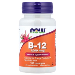 NOW Foods B-12  Nervous System Health 100 Capsules